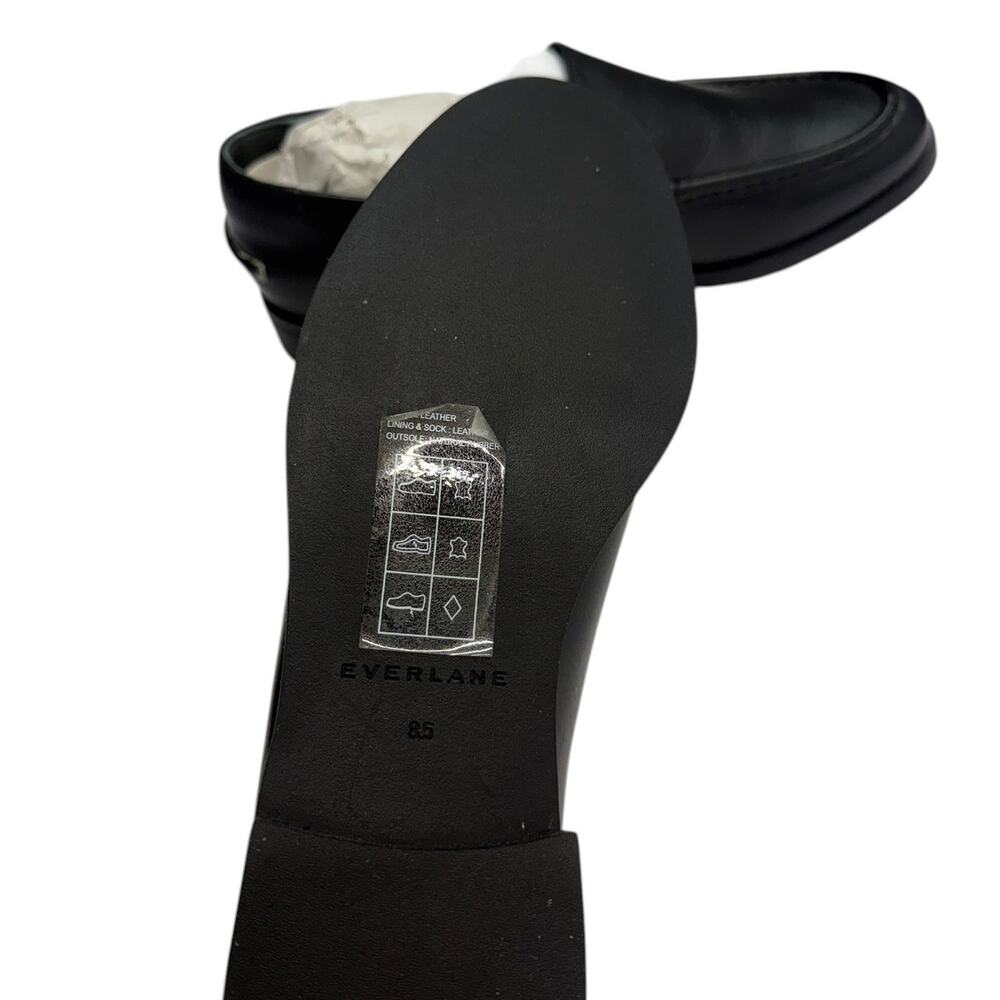 Everlane The Modern Leather Loafer in Black size 8.5 NWB - Picture 3 of 6